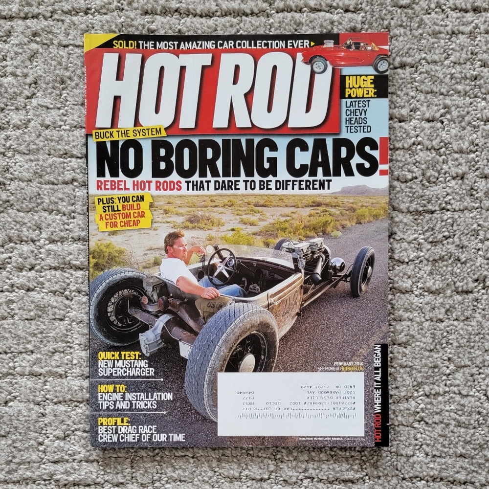 Clearance! Feb '10 Hot Rod magazine